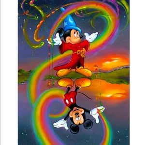 Mickey Mouse Fantasia DIY 5D Full Round Drill Diamond Painting